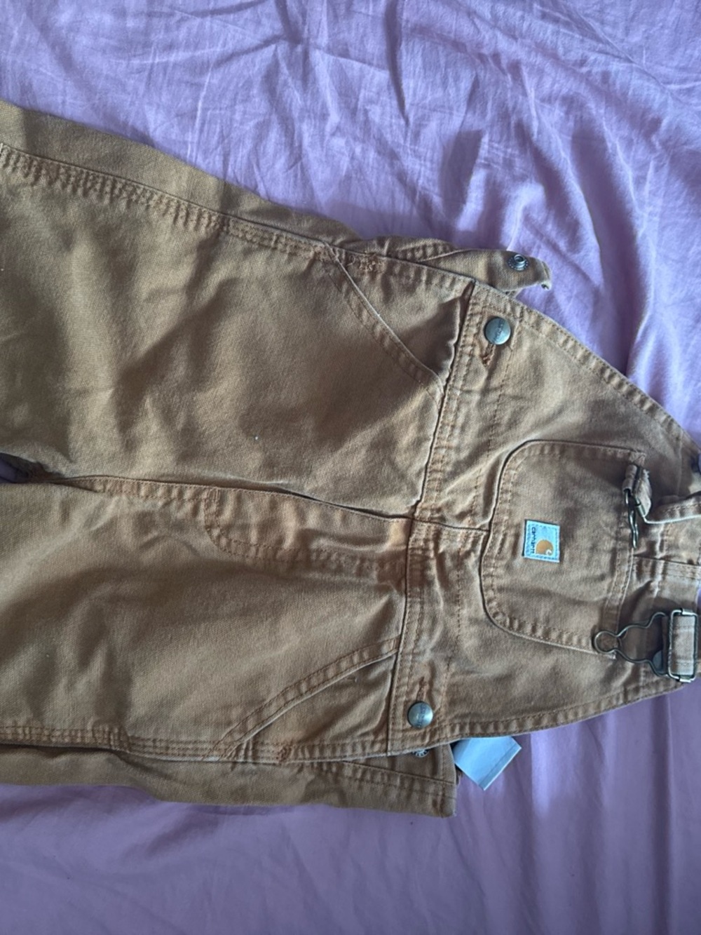 Carhartt Men’s Tan/Light Brown Relaxed Canvas Jeans bundle w/jeans